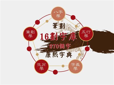 筆畫16劃的字|筆畫數：16